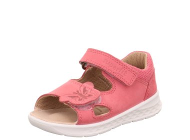 Lekkie i elastyczne dziewczęce sandałki SUPERFIT Lagoon Rosa