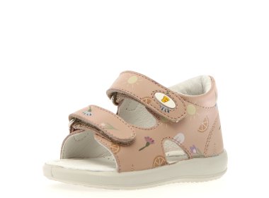 Naturino Falcotto Sandałki dla dziewczynki New River Cipria