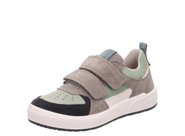 Superfit lekkie skórzane półbuty Maverick Milticolour / Grau