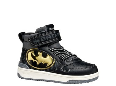 Geox wyższe buty z Batmanem J Washiba Black / Gold Batman