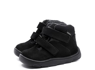 Ocieplane trzewiki Mrugała MADI Barefoot Black membraną Te-Por