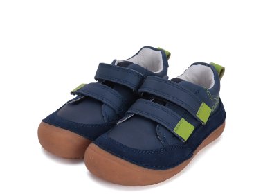 DD Step skórzane półbuty Barefoot Royal Blue