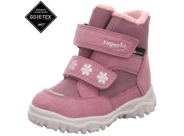 Superfit dziewczęce buty zimowe HUSKY1 Lila / Rosa z membraną GoreTex