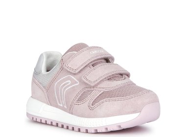 GEOX Sneakersy dziewczęce B Alben Girl A Rose / Off White