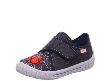 Superfit chłopięce kapcie BILL z pająkiem