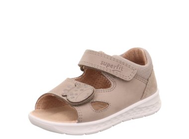 Lekkie i elastyczne sandałki SUPERFIT Lagoon Beige