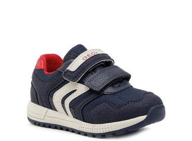 GEOX Sneakersy dziecięce B Alben B. D Navy / White