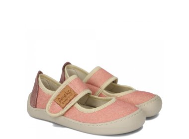 Chłopięce kapcie barelinki barefoot Ameko Noel Brownrose