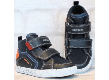Geox Trampki B KILWI B. C Navy Orange