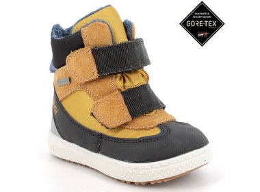 PRIMIGI żółto-czarne buty zimowe z membraną GoreTex